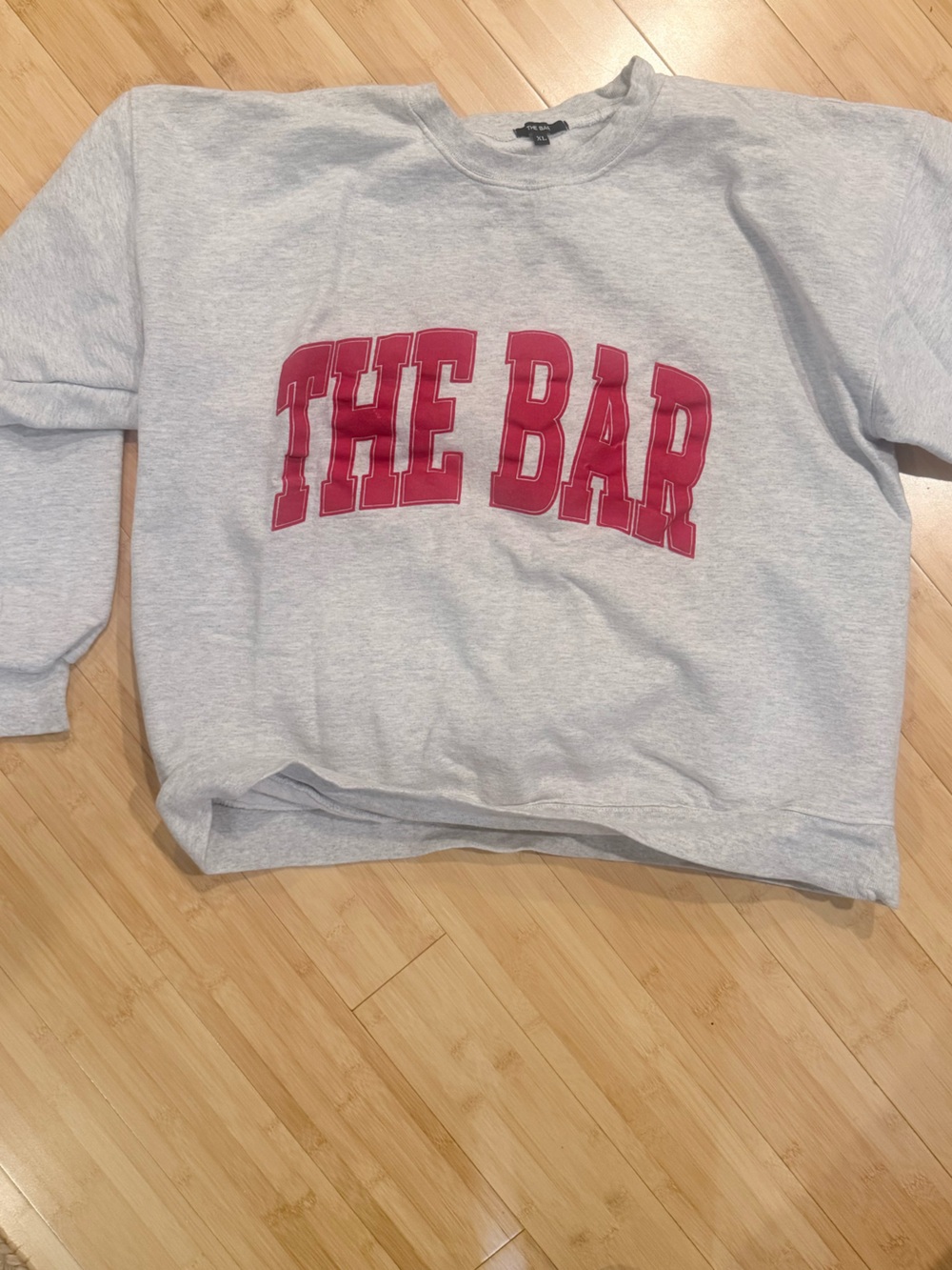 The Bar - varsity crewneck sweatshirt - XL